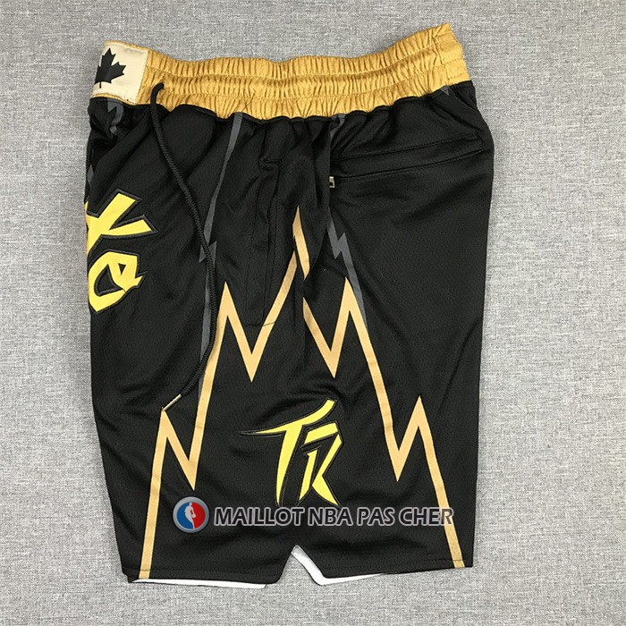 Short Tornto Raptors Ville Just Don 2021-22 Noir